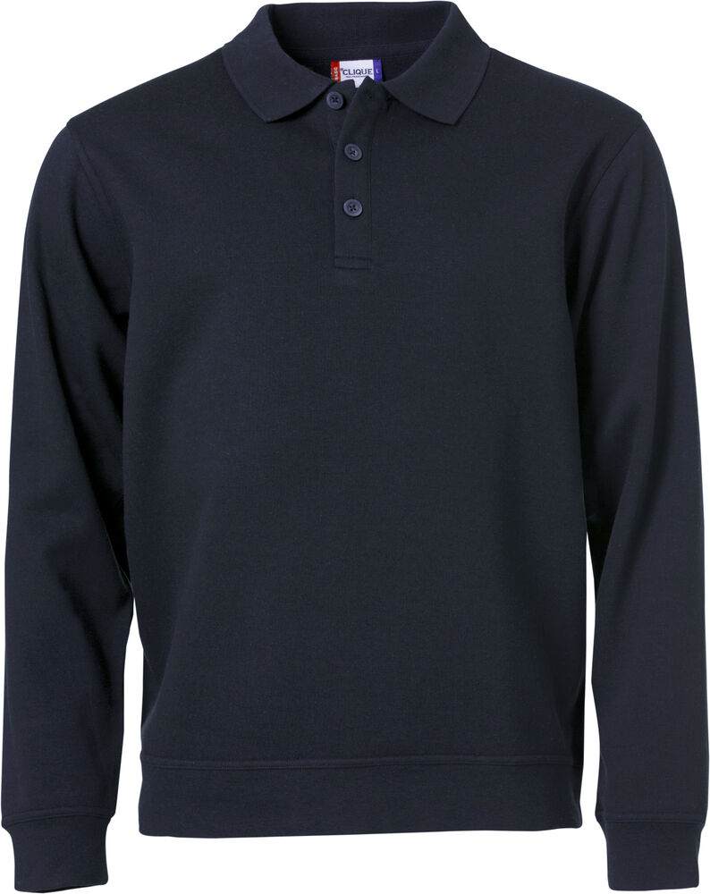 Basic Polo Sweater – Clique