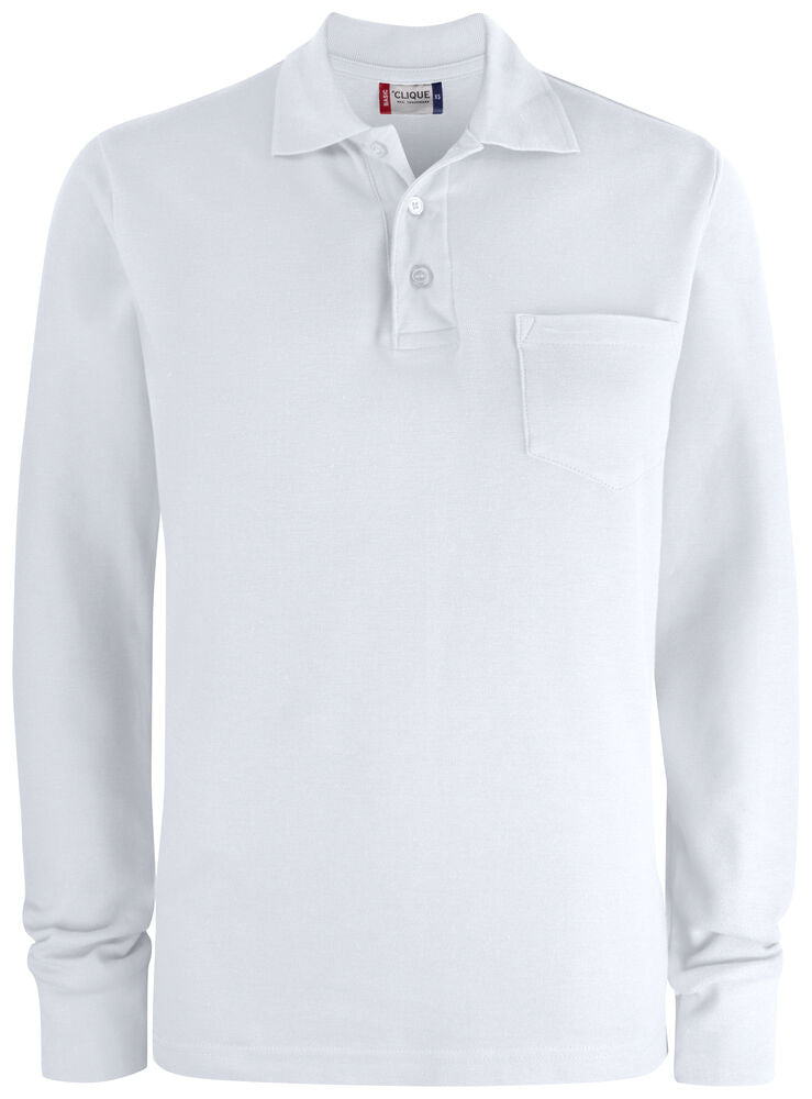 Basic Polo Pocket L/S – Clique