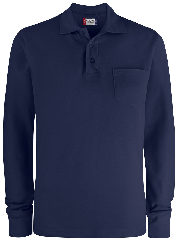 Basic Polo Pocket L/S – Clique
