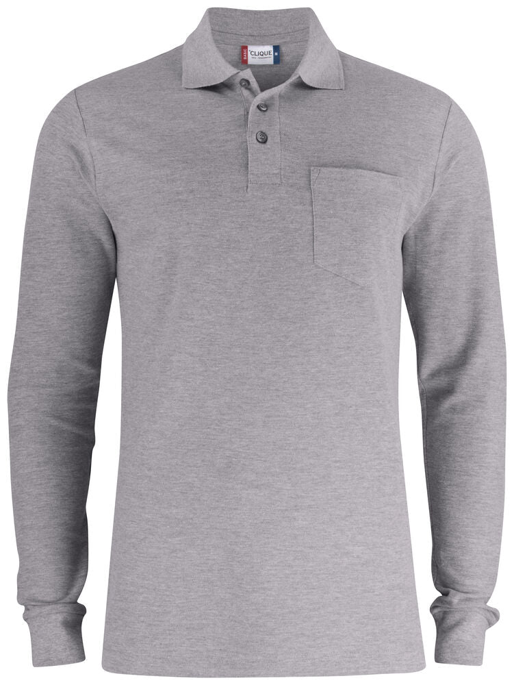 Basic Polo Pocket L/S – Clique