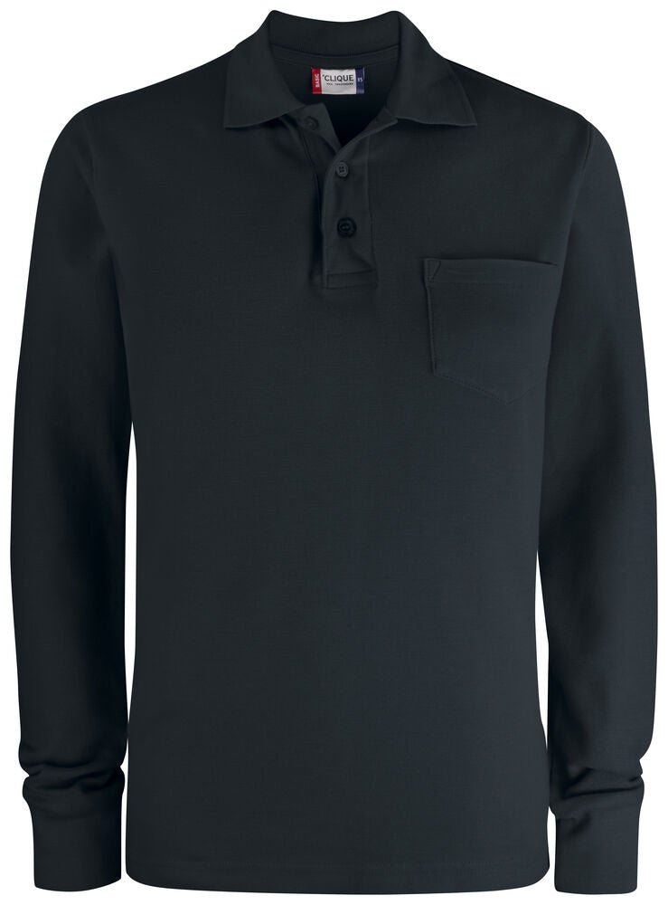 Basic Polo Pocket L/S – Clique
