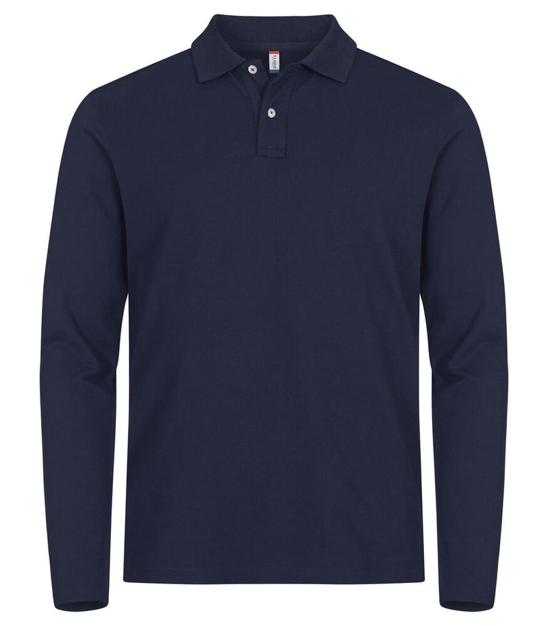 Stretch Premium Polo L/S – Clique