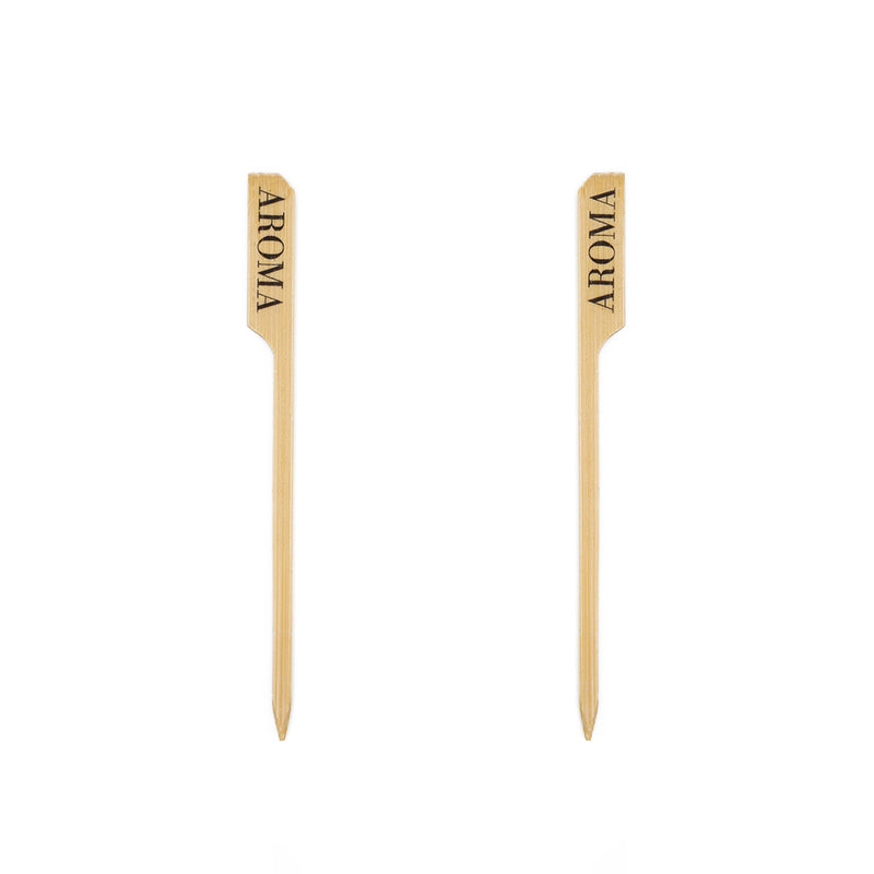 Träspett för plockmat med eget tryck 9 cm – Profileproduction