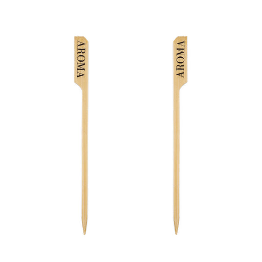 Träspett för plockmat med eget tryck 12 cm – Profileproduction