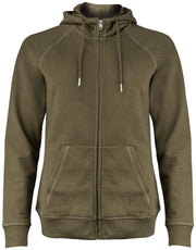 Raglan Fullzip Hoodie Women – Clear Collar