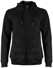 Raglan Fullzip Hoodie Women – Clear Collar