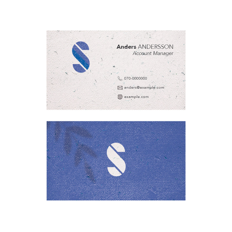 Fröpapper 200gsm visitkort 90x55mm – Profileproduction