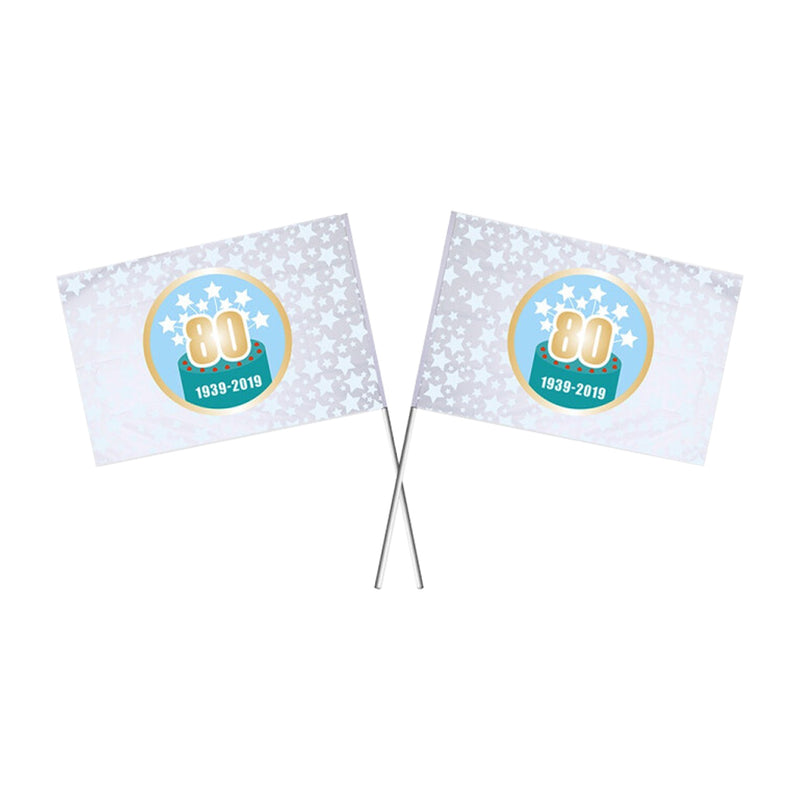Pappersflagga 20x14cm med tryck – Profileproduction