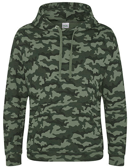 Camo Hoodie – unisex, Green Camo – Green Camo