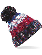 Beechfield B486 Corkscrew Pom Pom Beanie – leverantörens modellbild