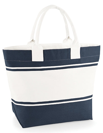 Canvas Deck Bag – Navy / Off White