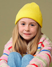Beechfield B381B Kids Fashion Beanie – leverantörens modellbild