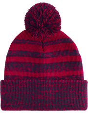 Beechfield B476 Team Stripe Beanie – leverantörens modellbild