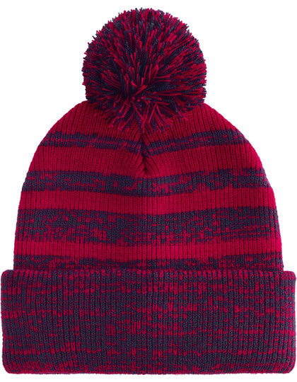 Beechfield B476 Team Stripe Beanie – leverantörens modellbild
