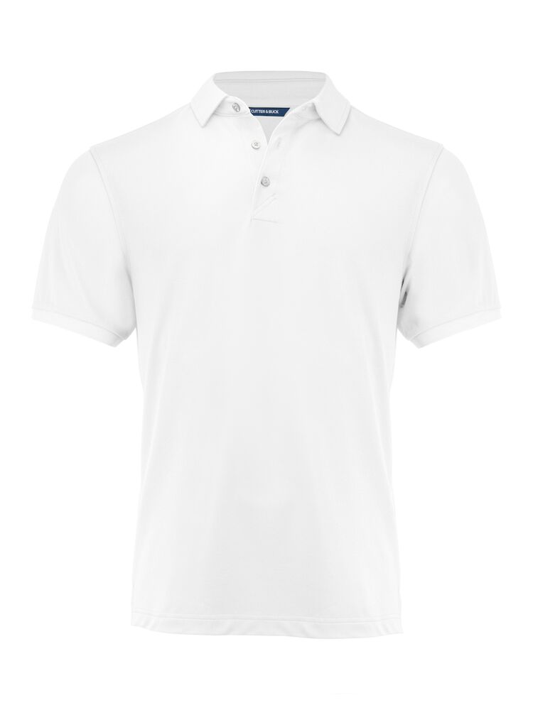 Virtue Polo Solid Men – Vit
