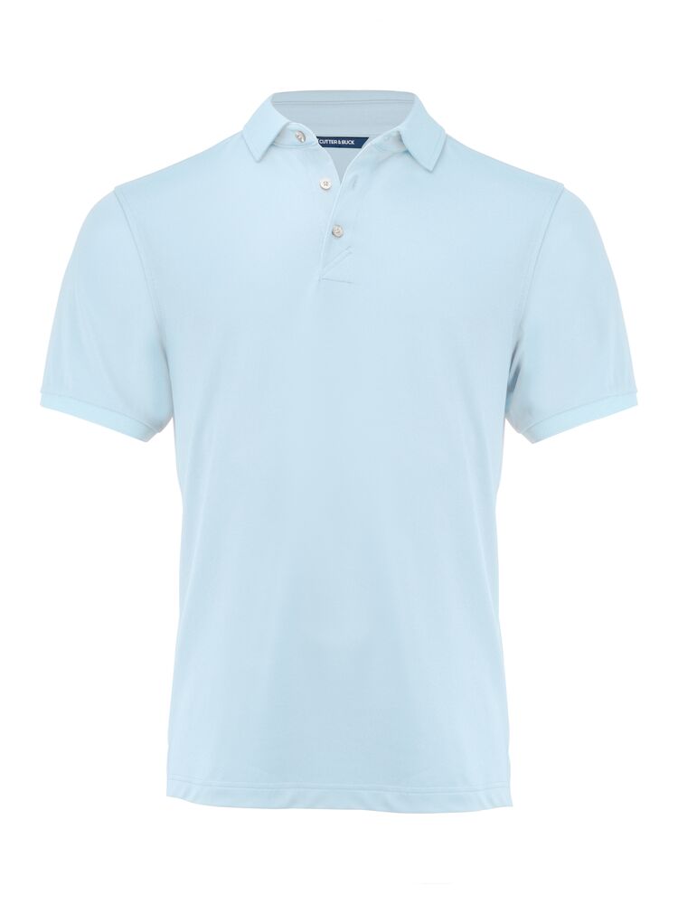 Virtue Polo Solid Men – Himmelsblå