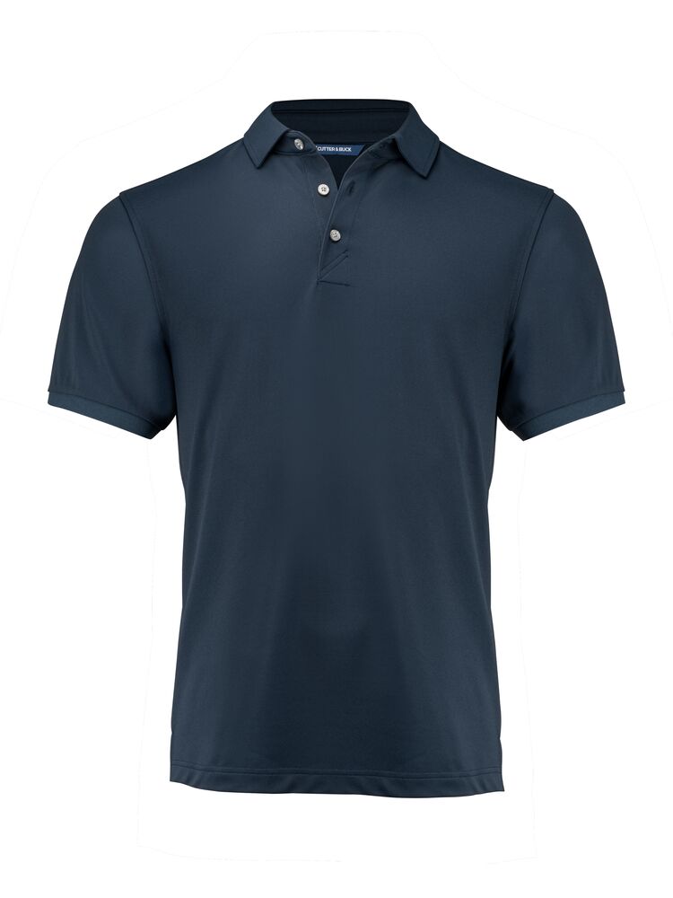 Virtue Polo Solid Men – Mörk Marin