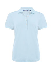 Virtue Polo Solid Women – Himmelsblå