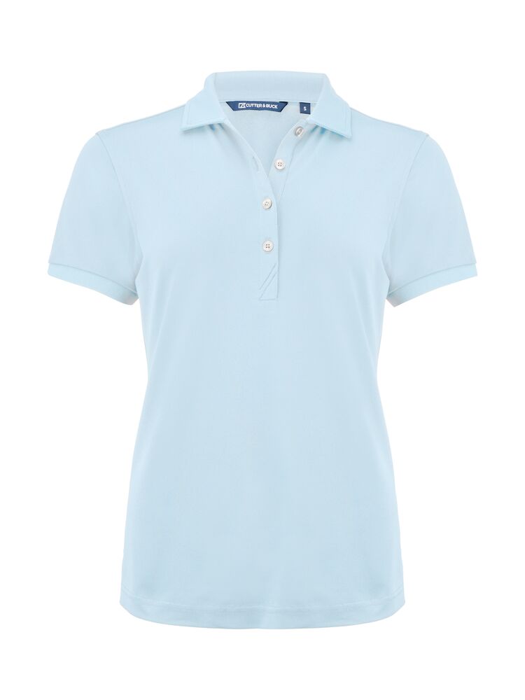 Virtue Polo Solid Women – Himmelsblå