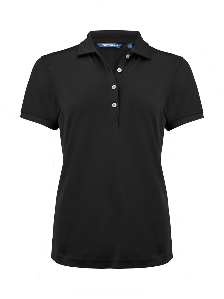 Virtue Polo Solid Women – Svart