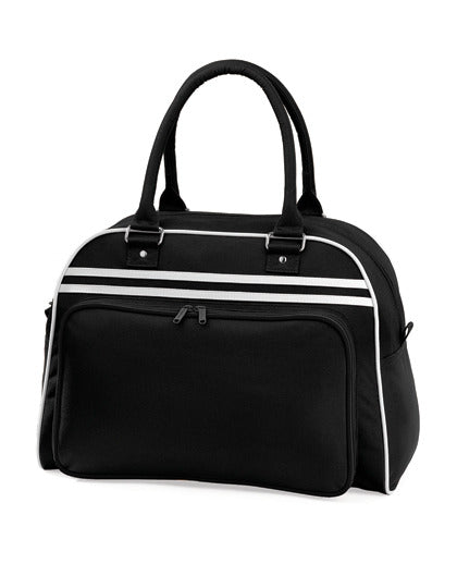 Retro Bowlingbag – Black / White