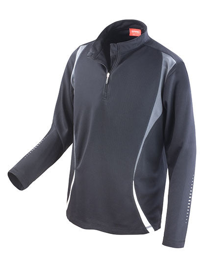 Trial Training Top – Black / Grey / White