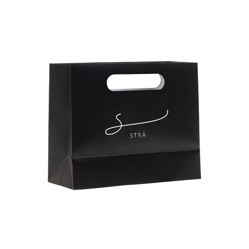 Papperspåsar DELUXE stansade handtag 31+12x25cm – Profileproduction