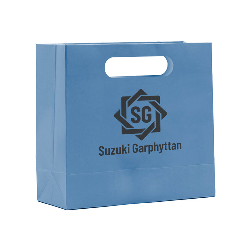 Papperspåsar DELUXE stansade handtag 48+15x40cm – Profileproduction