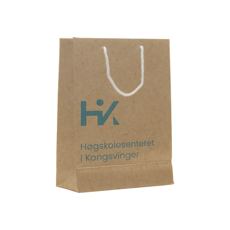 Papperspåsar DELUXE 24+09x32cm Brun – Profileproduction