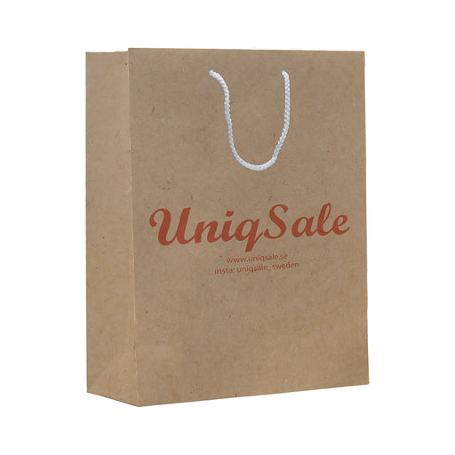 Papperspåsar DELUXE 31+12x41cm Brun – Profileproduction