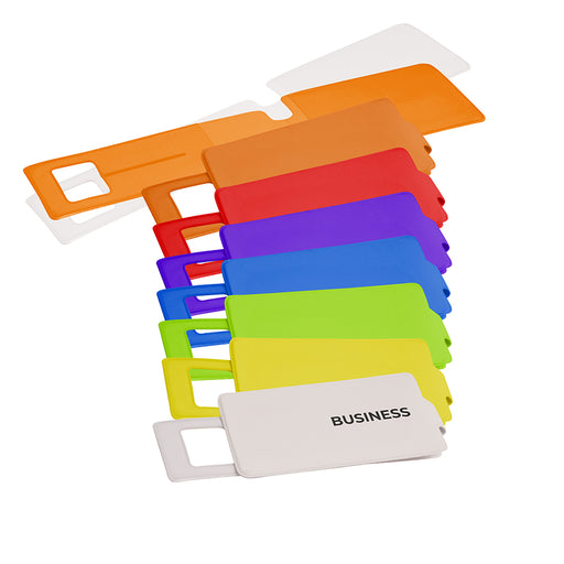 Bagagetagg Plast – Profileproduction