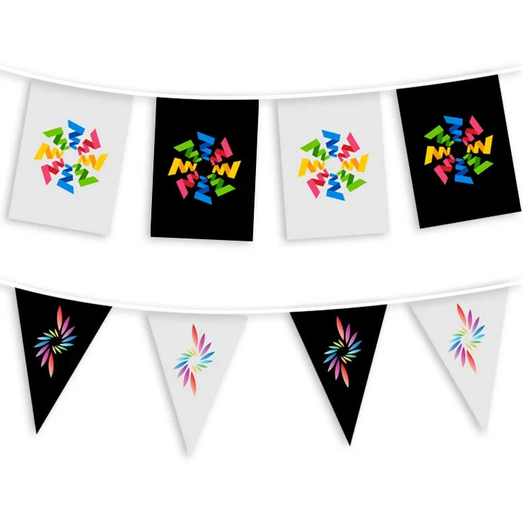 Flaggspel i papper