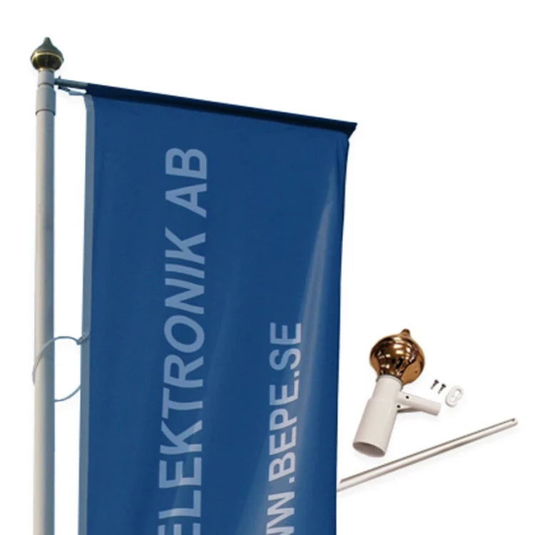 Toppmonterad flaggarm