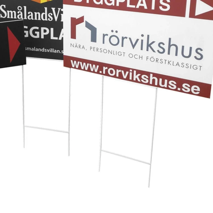 Trådstativ till kanalplastskylt