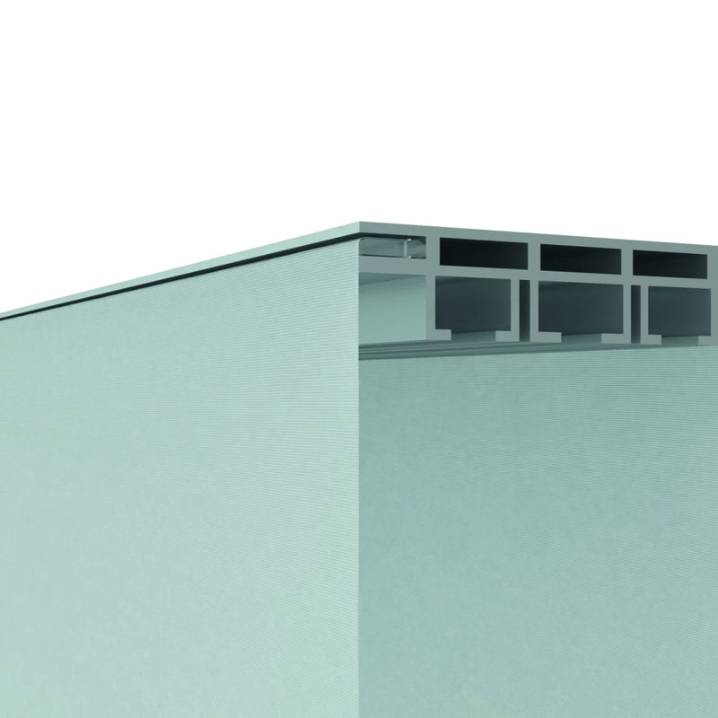 Aluframe väggram LED-belyst