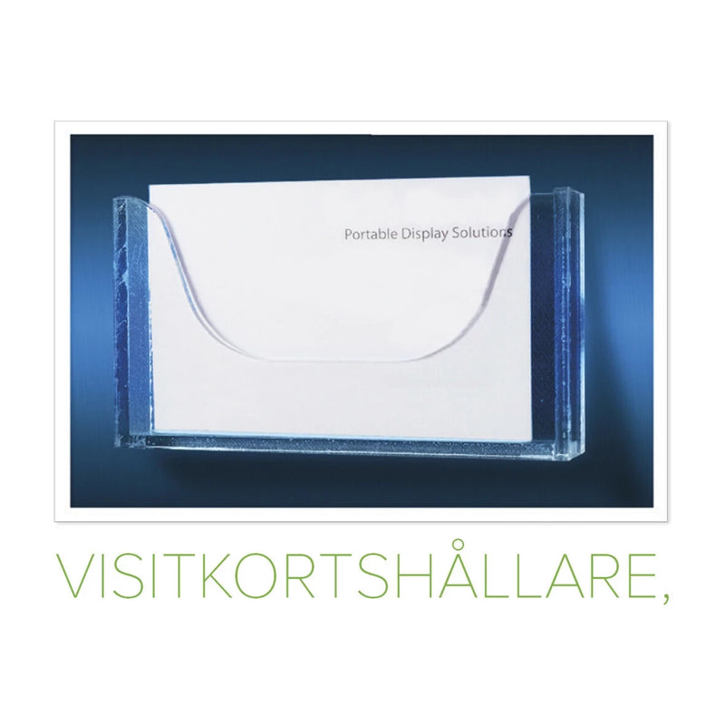 Visitkortshållare roll-up