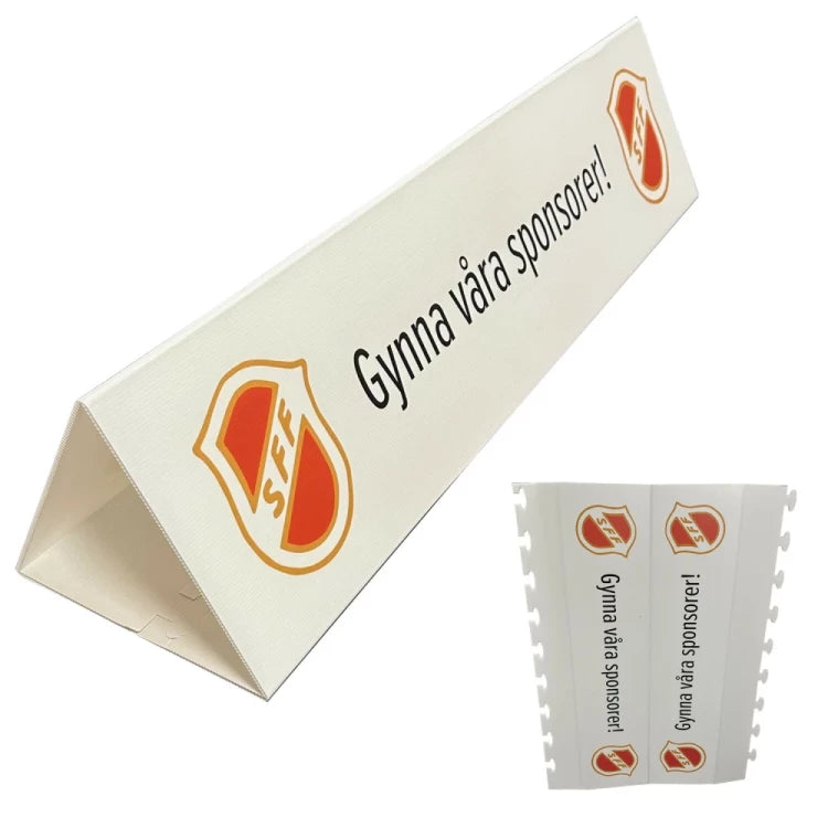 Kanalplastskylt triangel