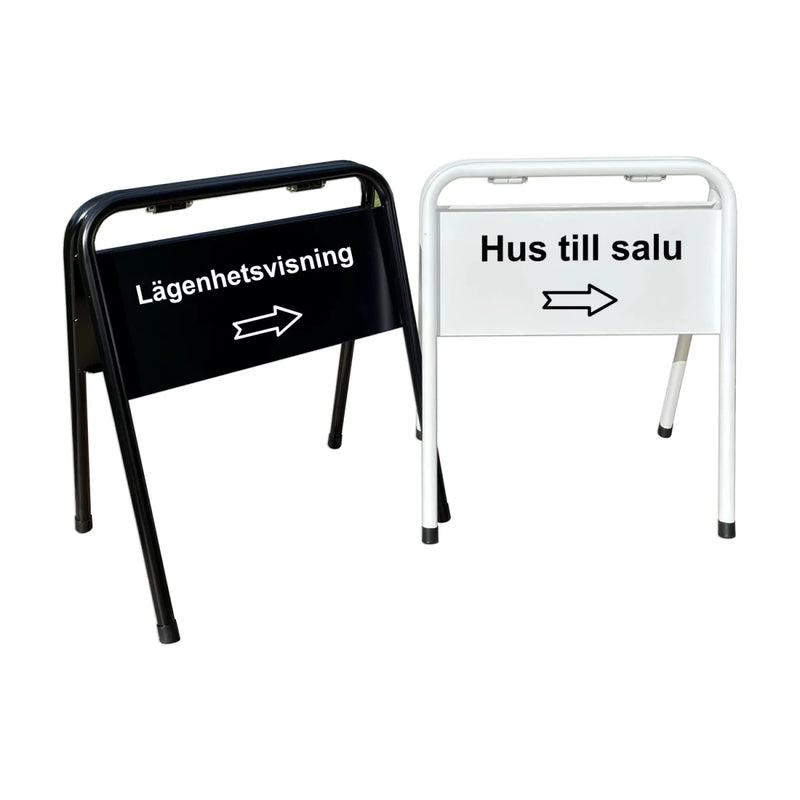 Gatupratare Visningsskylt Svart