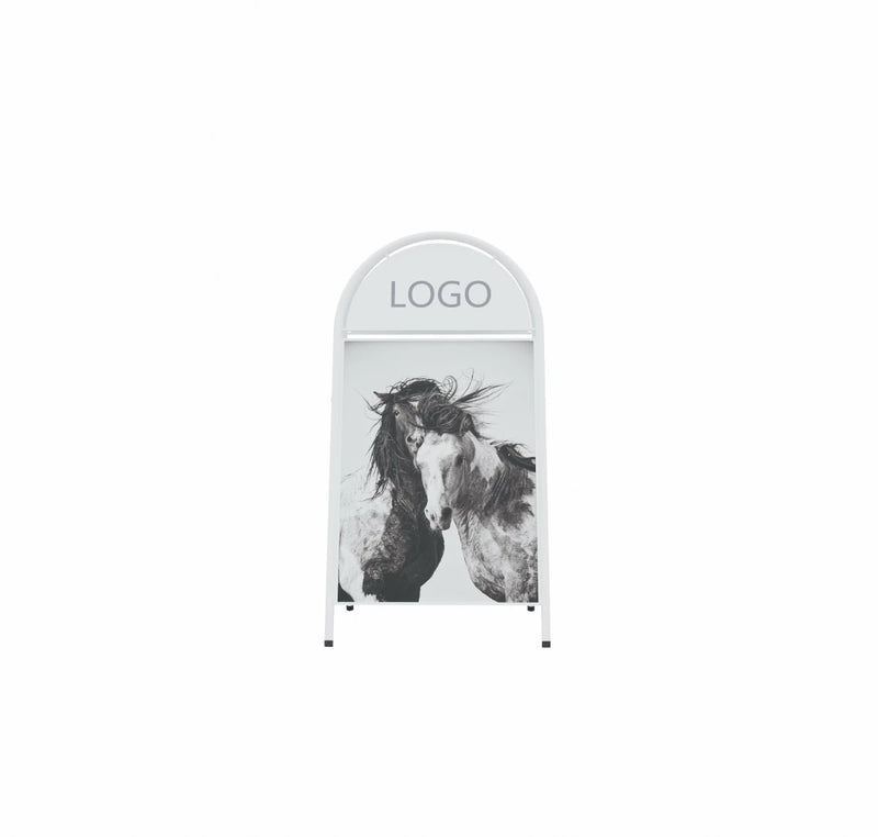 Gatupratare Topsign 70x100 svart