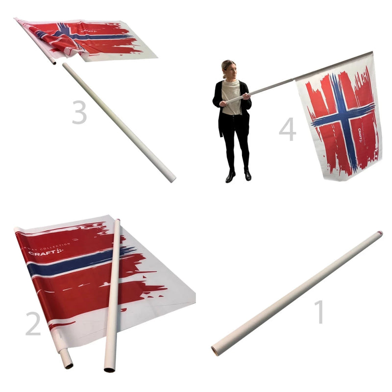 Supporterflagga delbar