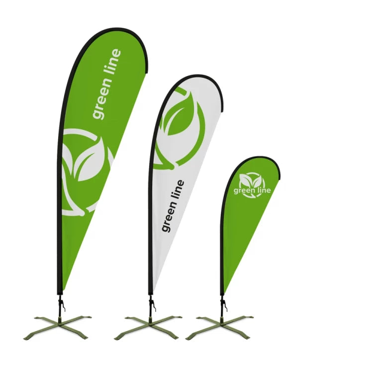 Droppe kryssfot & vattenring (Green Line RPET)
