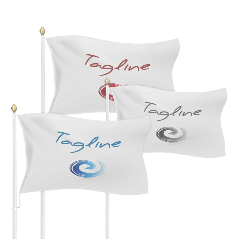 Flagga liggande 200x120cm (160g marinpolyester)