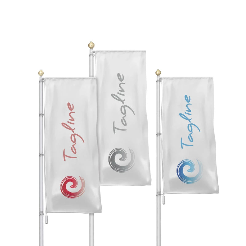 Flagga stående 100x300cm (160g marinpolyester)