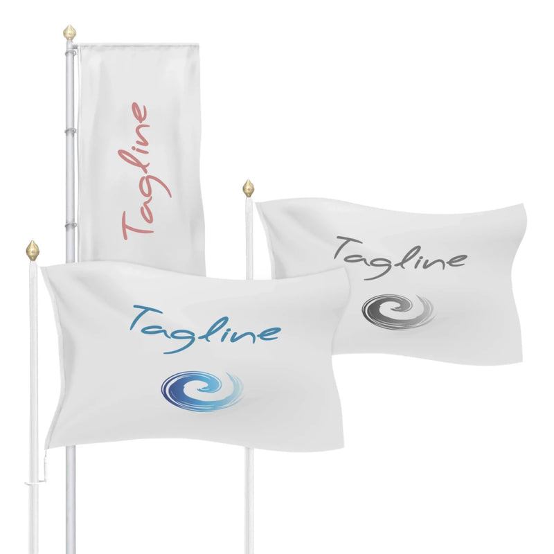 Flagga stående 100x300cm (160g marinpolyester)