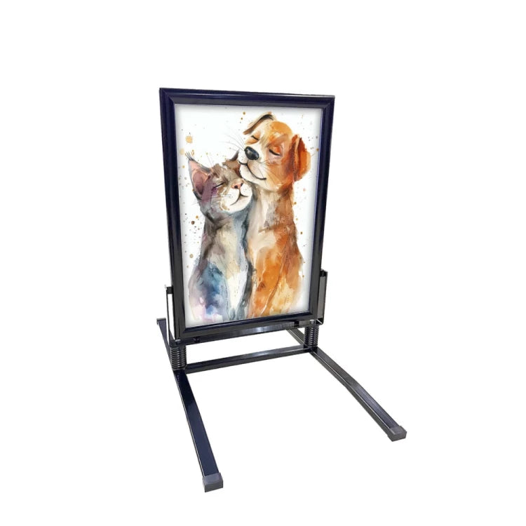 Gatupratare Wind Sign 50x70 svart