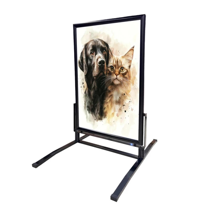 Gatupratare Wind Sign 70x100 svart
