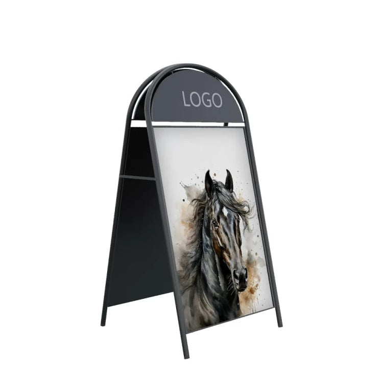 Gatupratare Topsign 50x70 svart