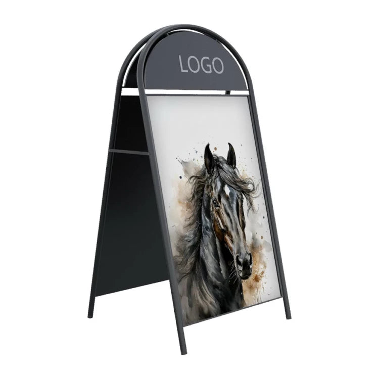 Gatupratare Topsign 70x100 svart