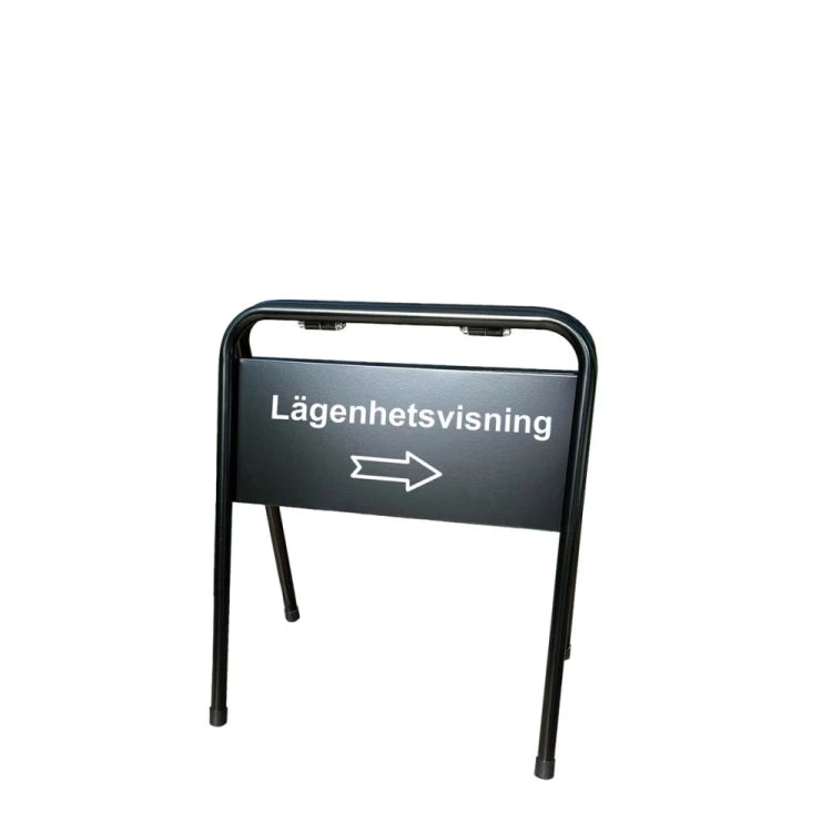Gatupratare Visningsskylt Svart