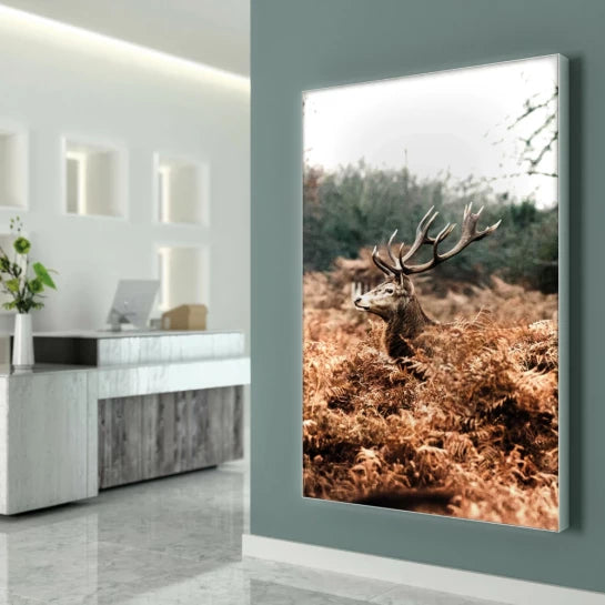Aluframe väggram LED-belyst